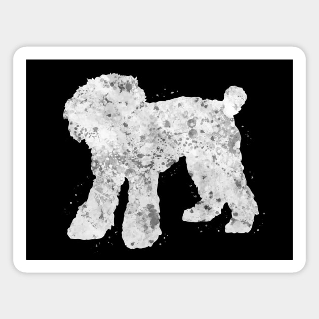 Toy Poodle dog Magnet by Yahya Art